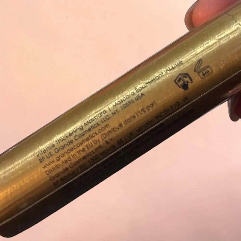 SEALED! Grande Cosmetics GrandeDRAMA Intense Thickening Mascara w/ Castor Oil